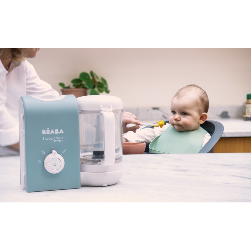Beaba - Garų viryklė 2in1 BABYCOOK EXPRESS mėlyna