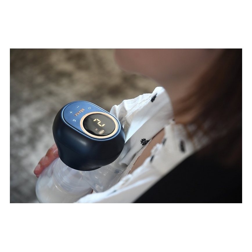 Beaba - Elektrinis krūties pieno siurblys 180 ml 1500 mAh mėlynas