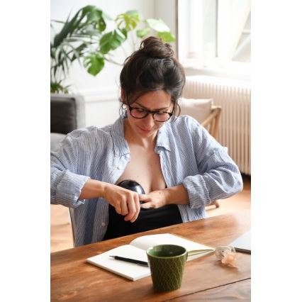 Beaba - Elektrinis krūties pieno siurblys HANDS-FREE 180 ml 1300 mAh mėlynas