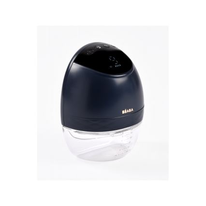 Beaba - Elektrinis krūties pieno siurblys HANDS-FREE 180 ml 1300 mAh mėlynas