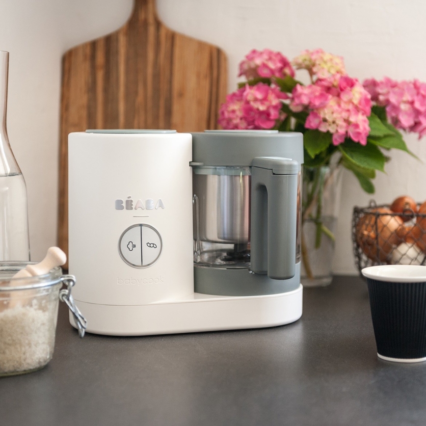 Beaba – Garinė viryklė 2in1 BABYCOOK NEO balta/pilka