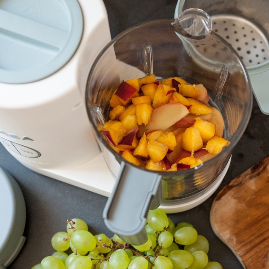 Beaba - Garų viryklė 2 viename BABYCOOK NEO žalia/balta