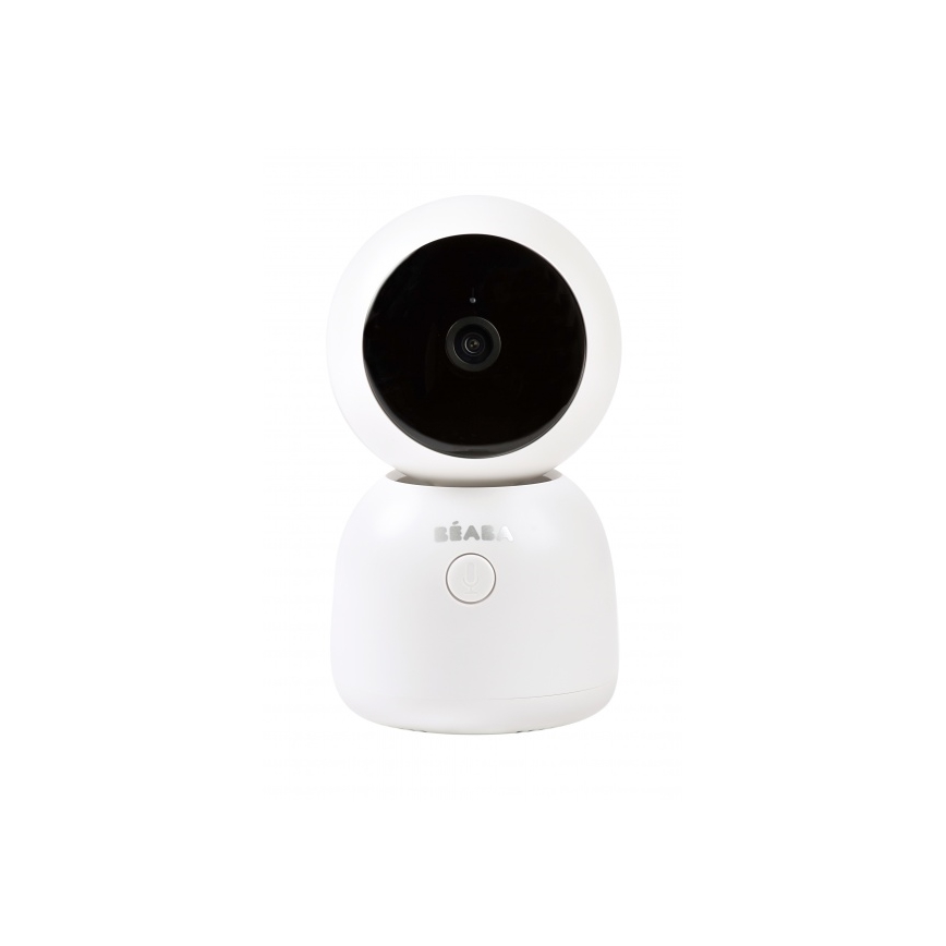 Beaba - Išmanus įkraunamas kūdikių stebėjimo komplektas su monitoriumi ZEN NIGHT 720p 5V 4000 mAh Wi-Fi baltas