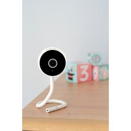 Beaba - Išmanioji kūdikių stebėjimo kamera ZEN CONNECT 5V Wi-Fi balta