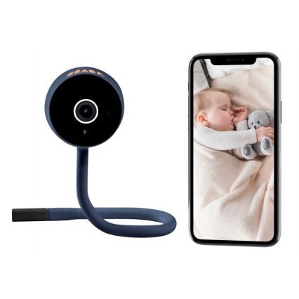 Beaba - Išmanioji kūdikių stebėjimo kamera ZEN CONNECT 5V Wi-Fi mėlyna