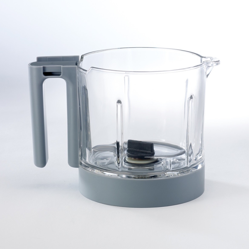 Beaba - Kūdikio maisto garų viryklė 2 viename BABYCOOK NEO balta/pilka