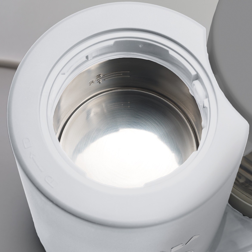 Beaba - Kūdikio maisto garų viryklė 2 viename BABYCOOK NEO balta/pilka