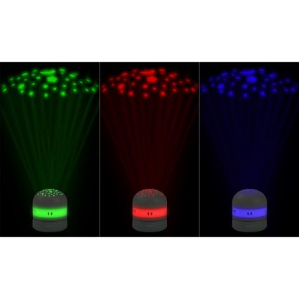 Beaba - Muzikinis projektorius PIXIE USB/5V 1300 mAh žalias
