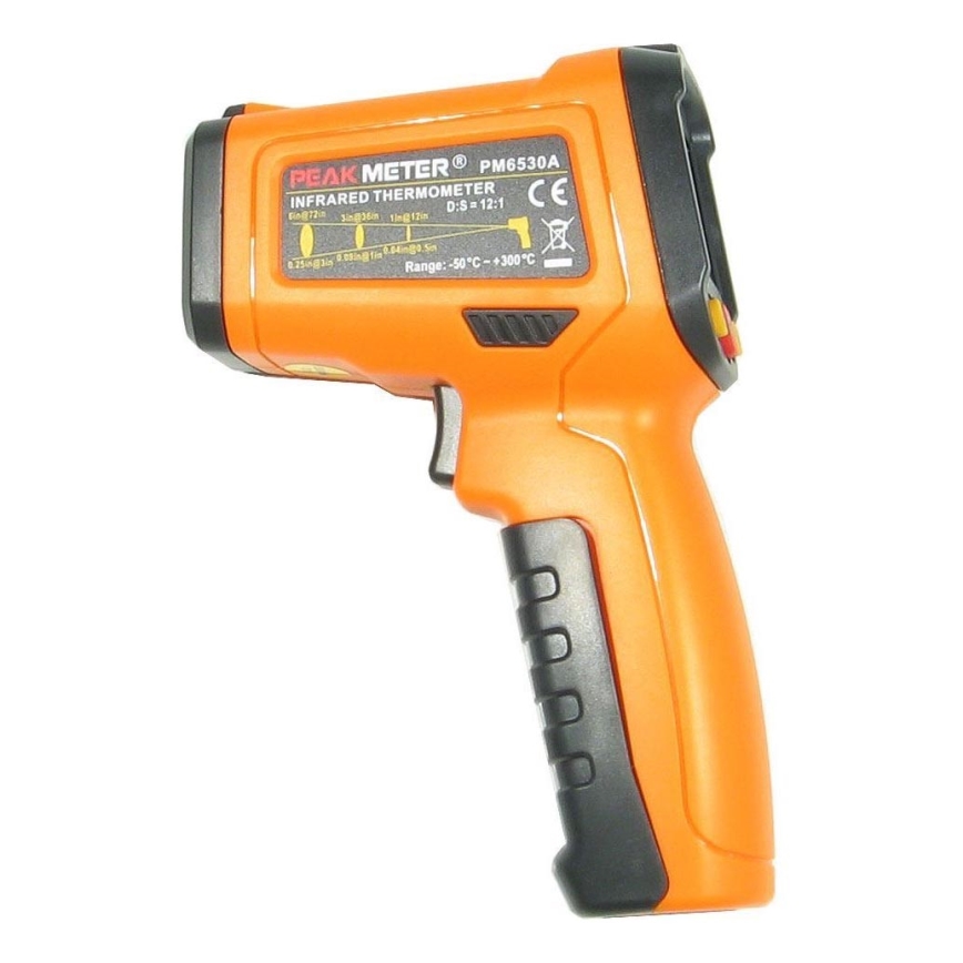 Bekontaktis skaitmeninis infraraudonųjų spindulių termometras 1x6F22