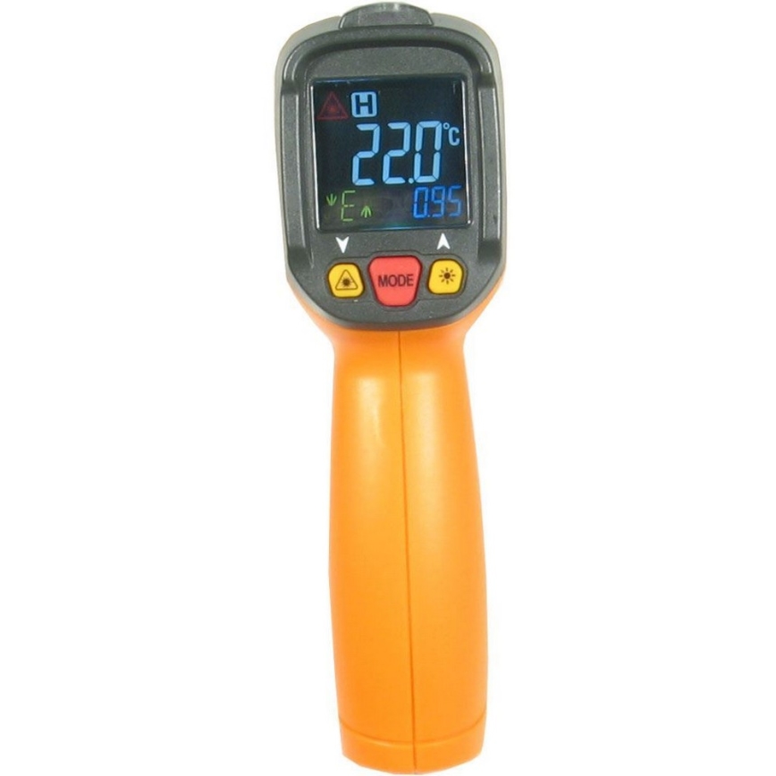 Bekontaktis skaitmeninis infraraudonųjų spindulių termometras 1x6F22