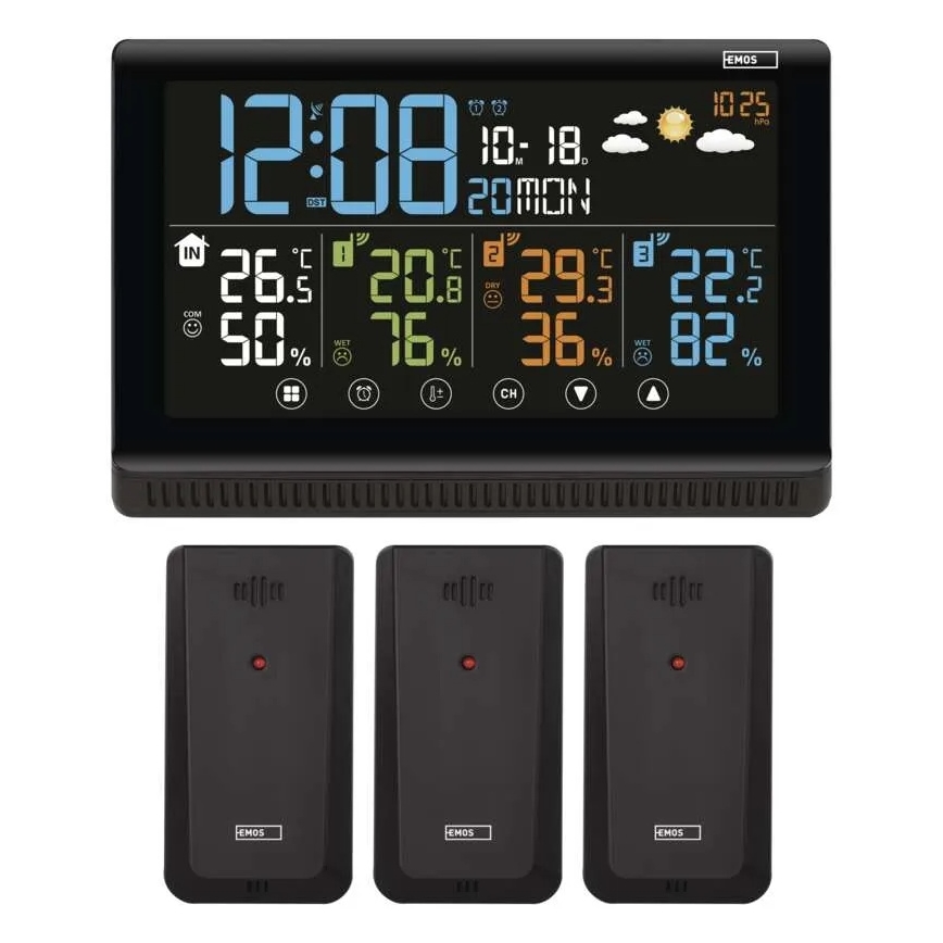 Belaidė meteorologinė stotelė 5V/3xAAA + 2xAAA