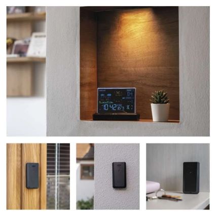 Belaidė meteorologinė stotelė 5V/2xAAA + 2xAAA