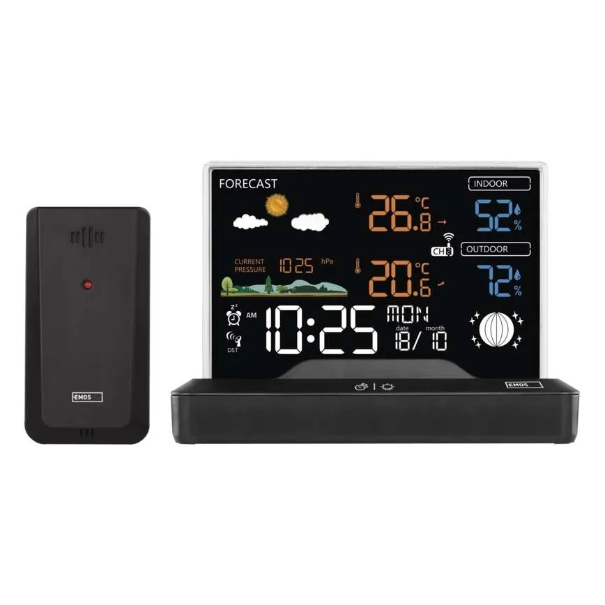 Belaidė meteorologinė stotelė 5V/2xAAA + 2xAAA