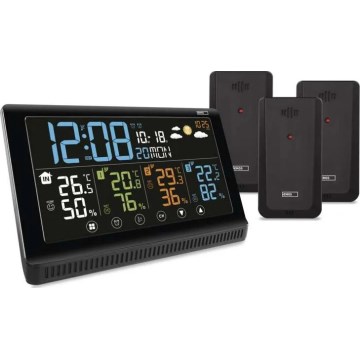 Belaidė meteostotis su trimis jutikliais 5V/3xAAA + 2xAAA