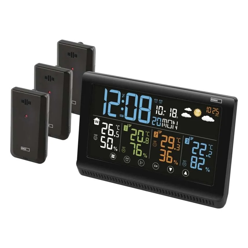 Belaidė oro stotis 5V/3xAAA + 2xAAA