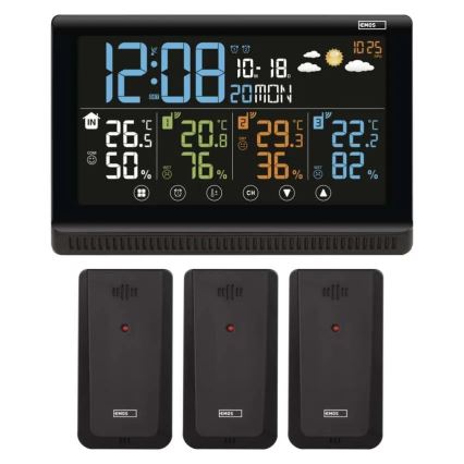 Belaidė oro stotis 5V/3xAAA + 2xAAA