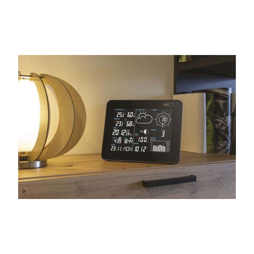 Belaidė oro stotis 5V/3xAAA Wi-Fi Tuya