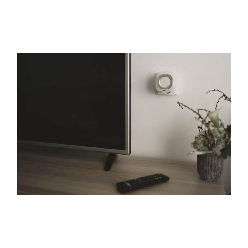 Belaidis durų skambutis 230V IP44 baltas