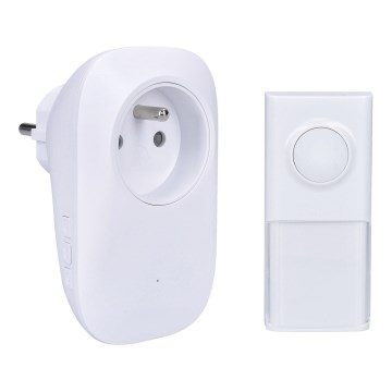 Belaidis durų skambutis į lizdą 230V/1xLR23A IP55
