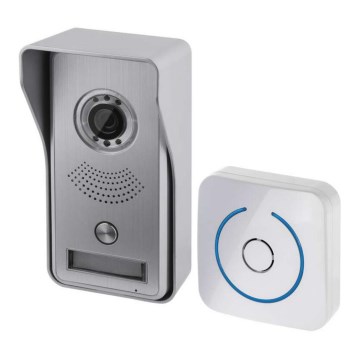 Belaidis durų skambutis su kamera ir WIFI 12V IP44