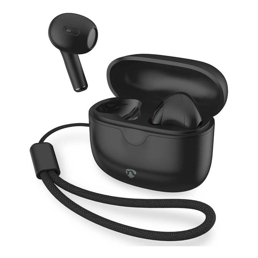 Belaidis earphones 250 mAh + 2x 30 mAh juoda