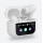 Belaidis earphones su LCD ekranu balta