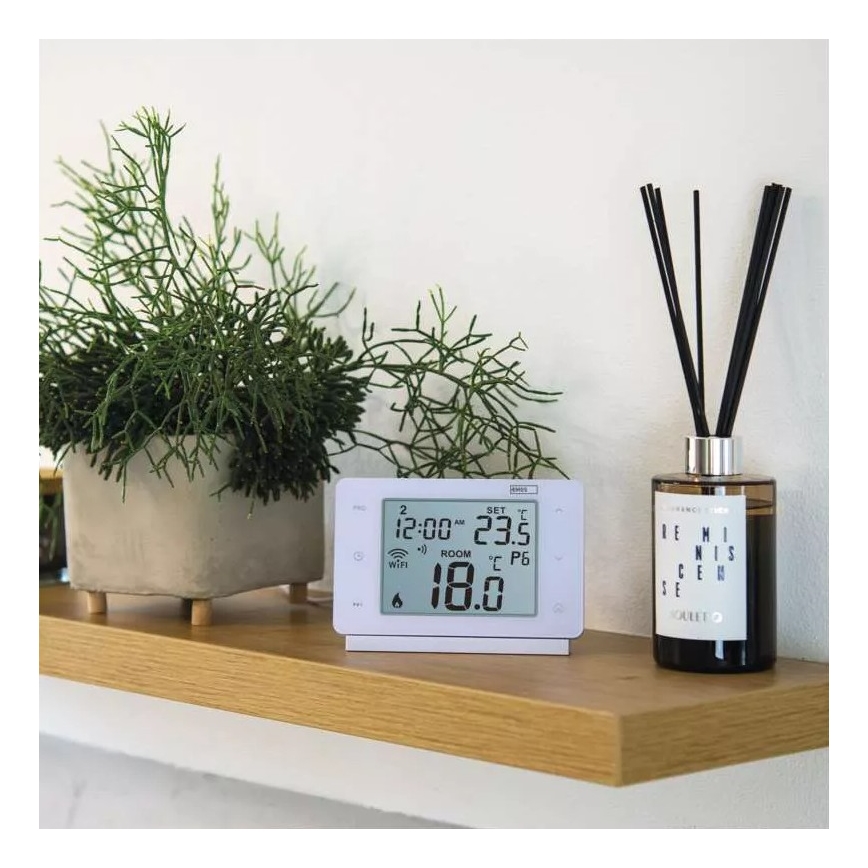 Belaidis skaitmeninis termostatas GoSmart 230V/16A Wi-FI Tuya