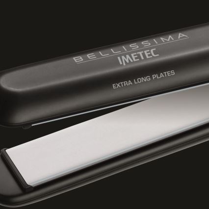 Bellissima 11140 - juodas plaukų tiesintuvas 42W/230V