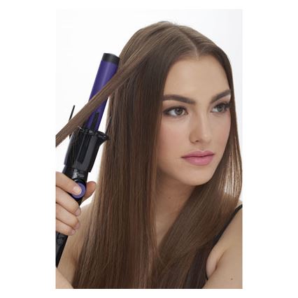 Bellissima 11307 - sukamasis plaukų formavimo įrankis RICCI&CURL 230V juoda/violetinė