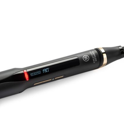 Bellissima 11948 - Infraraudonųjų spindulių plaukų tiesintuvas su LCD ekranu 60W/230V juodas