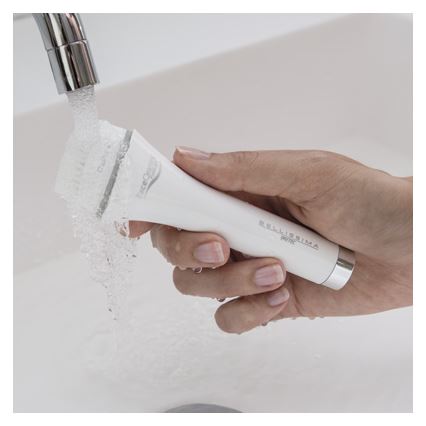 Bellissima 5167 - Veido valymo šepetėlis PURE&LIGHT 1xAA kreminės spalvos