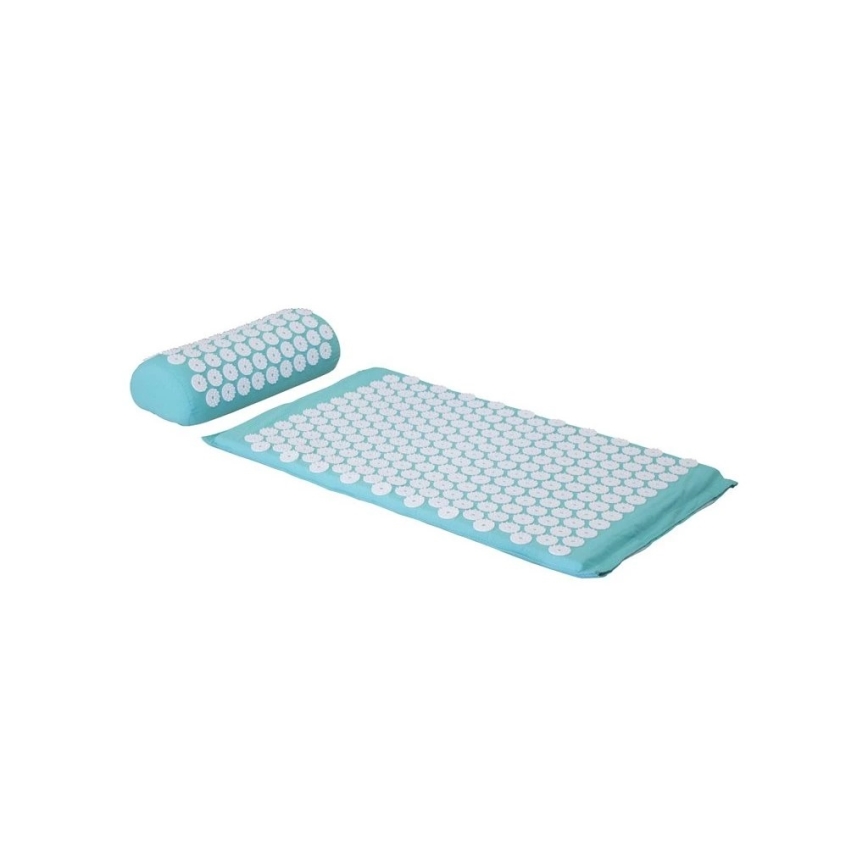 Beper - akupresūros kilimėlis ir pagalvėlė, mėtų spalvos