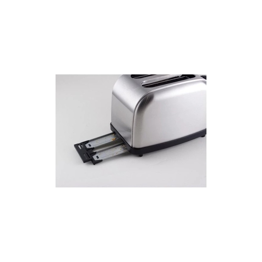 Beper - Dvivietis skrudintuvas 900W/230V nerūdijančio plieno