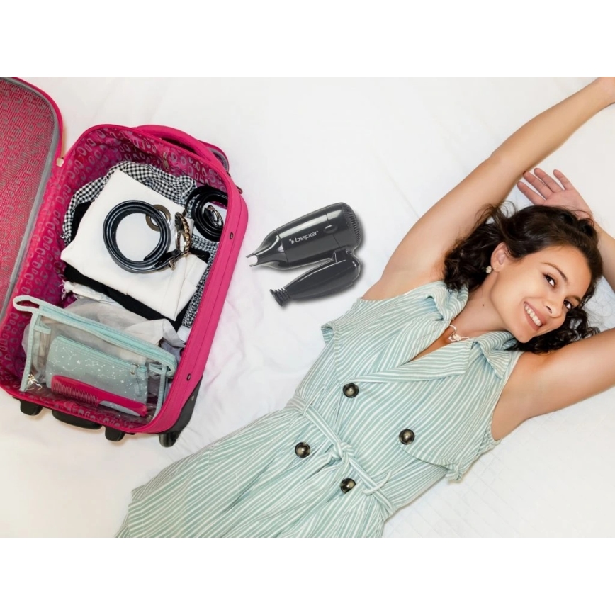 Beper - Kelioninis plaukų džiovintuvas 1200W/230V