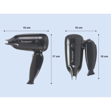 Beper - Kelioninis plaukų džiovintuvas 1200W/230V