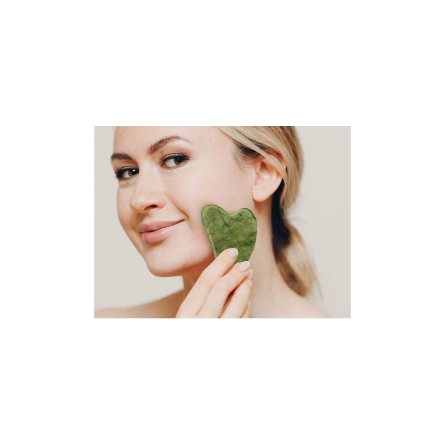 Beper - masažo volelis ir Gua Sha akmuo iš nefrito