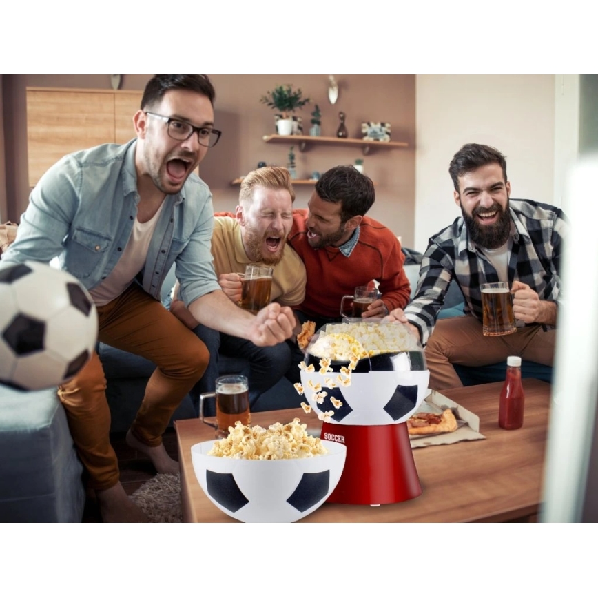 Beper - spragėsių gaminimo aparatas 1200W/230V futbolo motyvas/raudonas