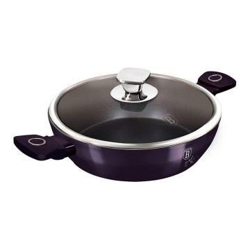 BerlingerHaus - Seklus puodas su titano danga + dangtis 28 cm violetinės spalvos