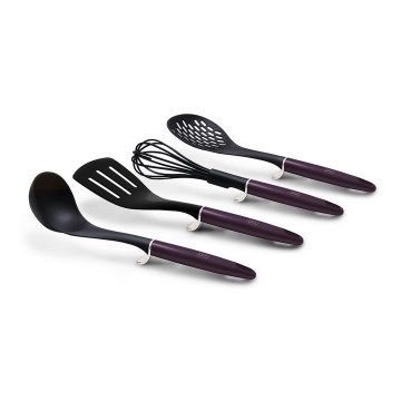 BerlingerHaus - Virtuvės reikmenų rinkinys 4 vnt violetinis/juodas