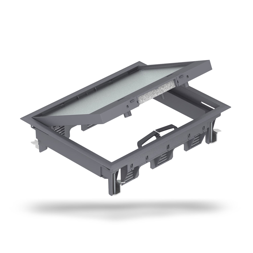 BETTERMANN - Grindų dėžė betonui 18 moduliai (9 įrenginiai 45x45)