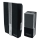 Bevielis durų skambutis BELL 1x23A + 2xAA juoda