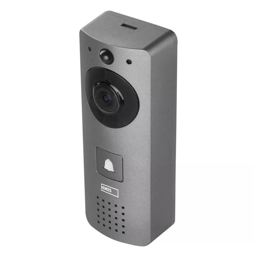 Bevielis durų skambutis su vaizdo kamera su judesio jutikliu GoSmart 12V 3xAA IP44 Wi-Fi Tuya