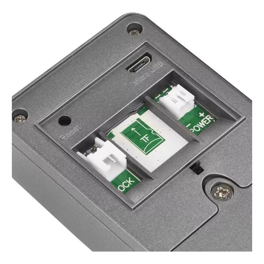 Bevielis durų skambutis su vaizdo kamera su judesio jutikliu GoSmart 12V 3xAA IP44 Wi-Fi Tuya