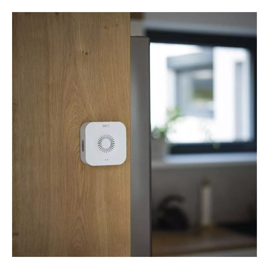 Bevielis durų skambutis su vaizdo kamera su judesio jutikliu GoSmart 5V 3xAA IP65 Wi-Fi Tuya