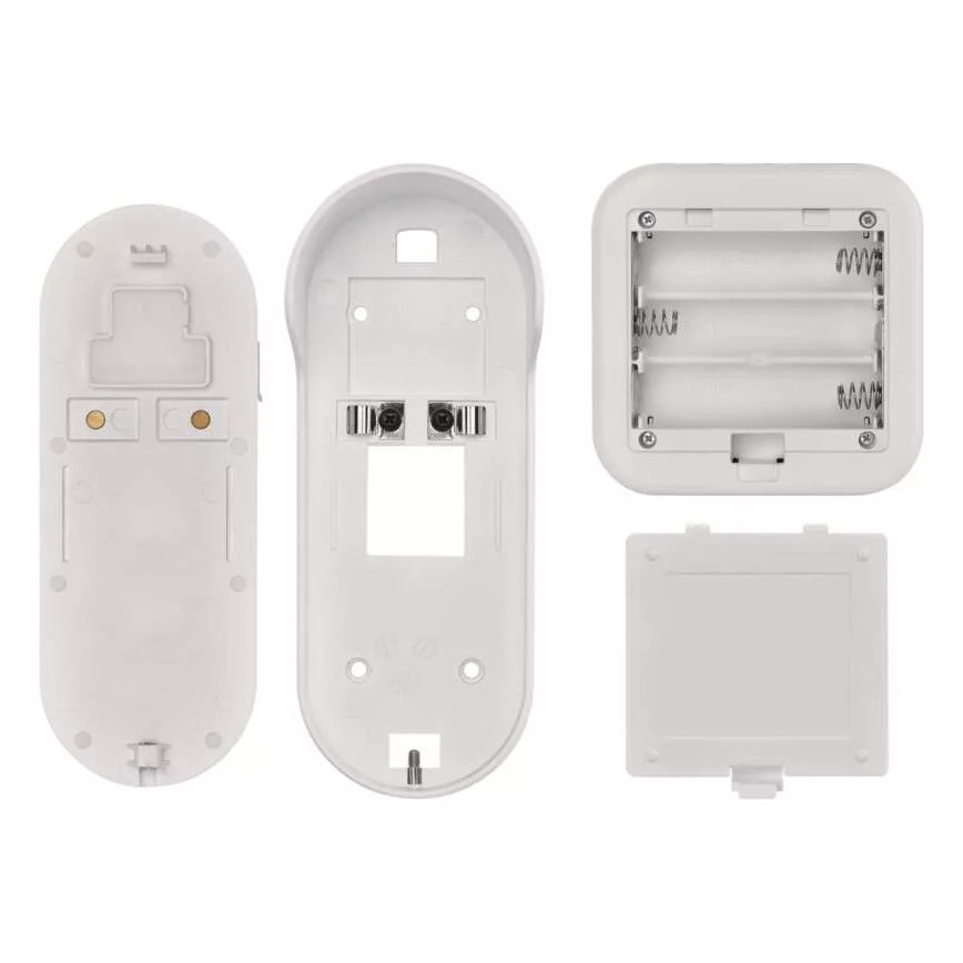 Bevielis durų skambutis su vaizdo kamera su judesio jutikliu GoSmart 5V 3xAA IP65 Wi-Fi Tuya