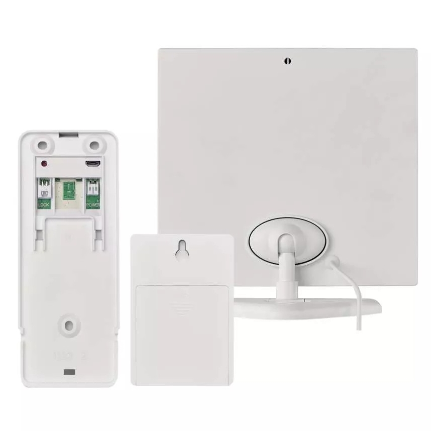 Bevielis durų skambutis su vaizdo kamera su saulės baterija GoSmart 4400 mAh 3xAA IP44 Wi-Fi Tuya