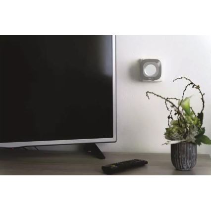 Bevielis prijungiamas durų skambutis 230V + 1xCR2032 IP44 pilka