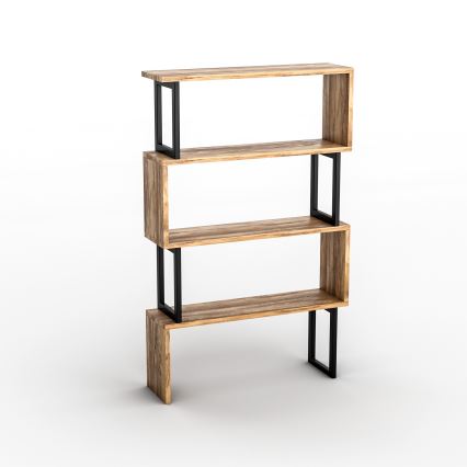 Biblioteka CEYLAN 128x80 cm ruda/juoda