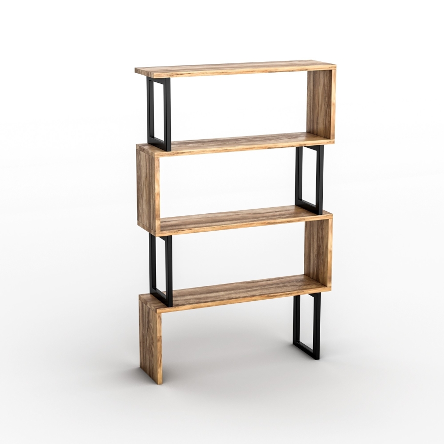 Biblioteka CEYLAN 128x80 cm ruda/juoda