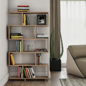 Biblioteka ELIF 156x90 cm ruda